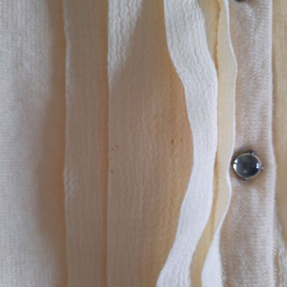 Talbots Merino Wool Collarless Button Down Cardigan Sweater - Picture 4 of 7